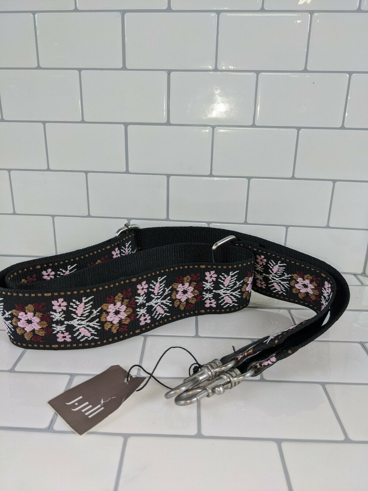 J. Jill ~ NEW Very Pretty Floral Jacquard-Woven Bag Strap ~ NWT (6922765205687)